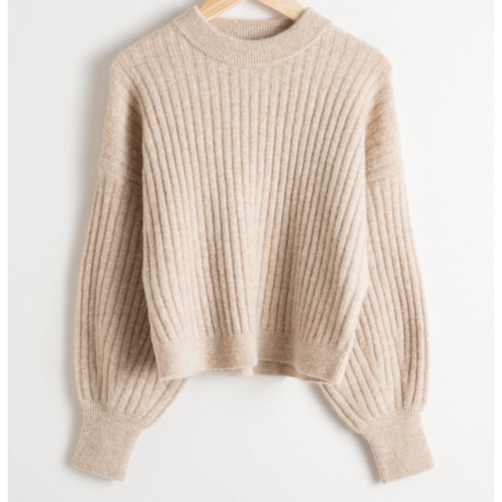 & Other Stories Alpaca blend knit sweater